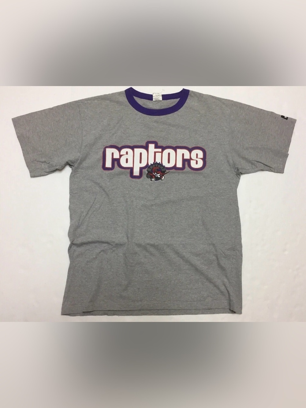 Vintage Toronto Raptors T-shirt PUMA Size XL Ringer NBA Basketball 90s Y2K